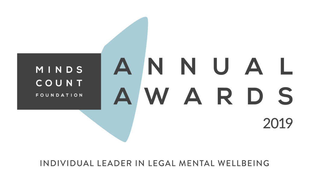 This is an image of the Minds Count Foundation Annual Awards 2019 for Clarissa Rayward