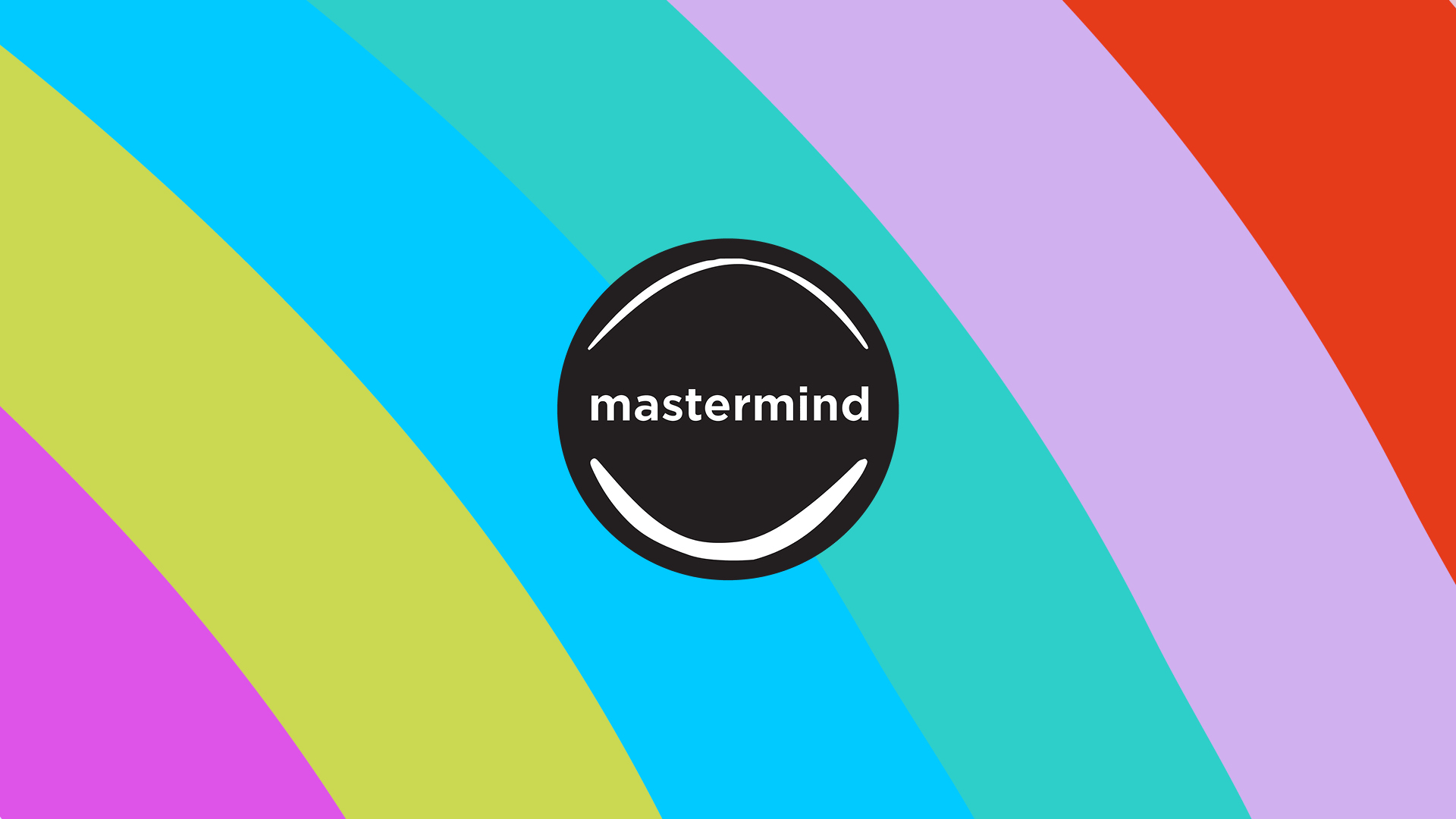 This is an image of the Mastermind rainbow and logo.